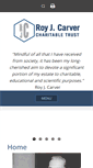 Mobile Screenshot of carvertrust.org